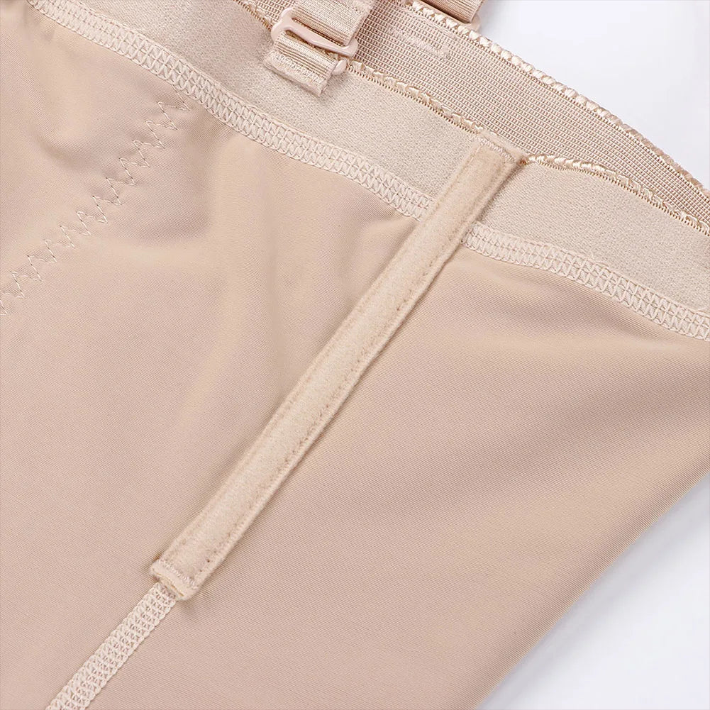 Post-Surgical Body Shaper – Firm Compression & Zipper Crotch